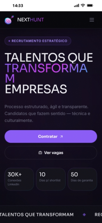Nexthunt — Mobile