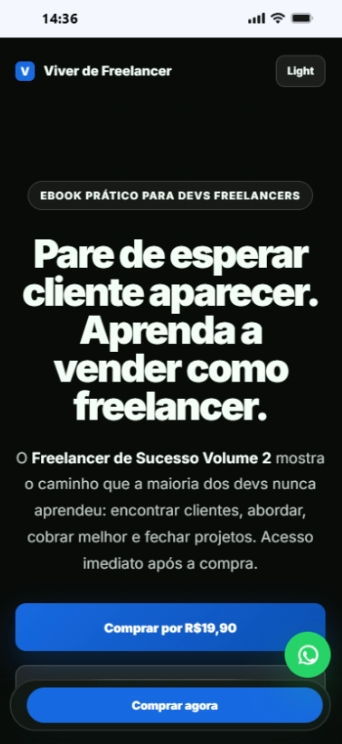 Viver de Freelancer — Mobile